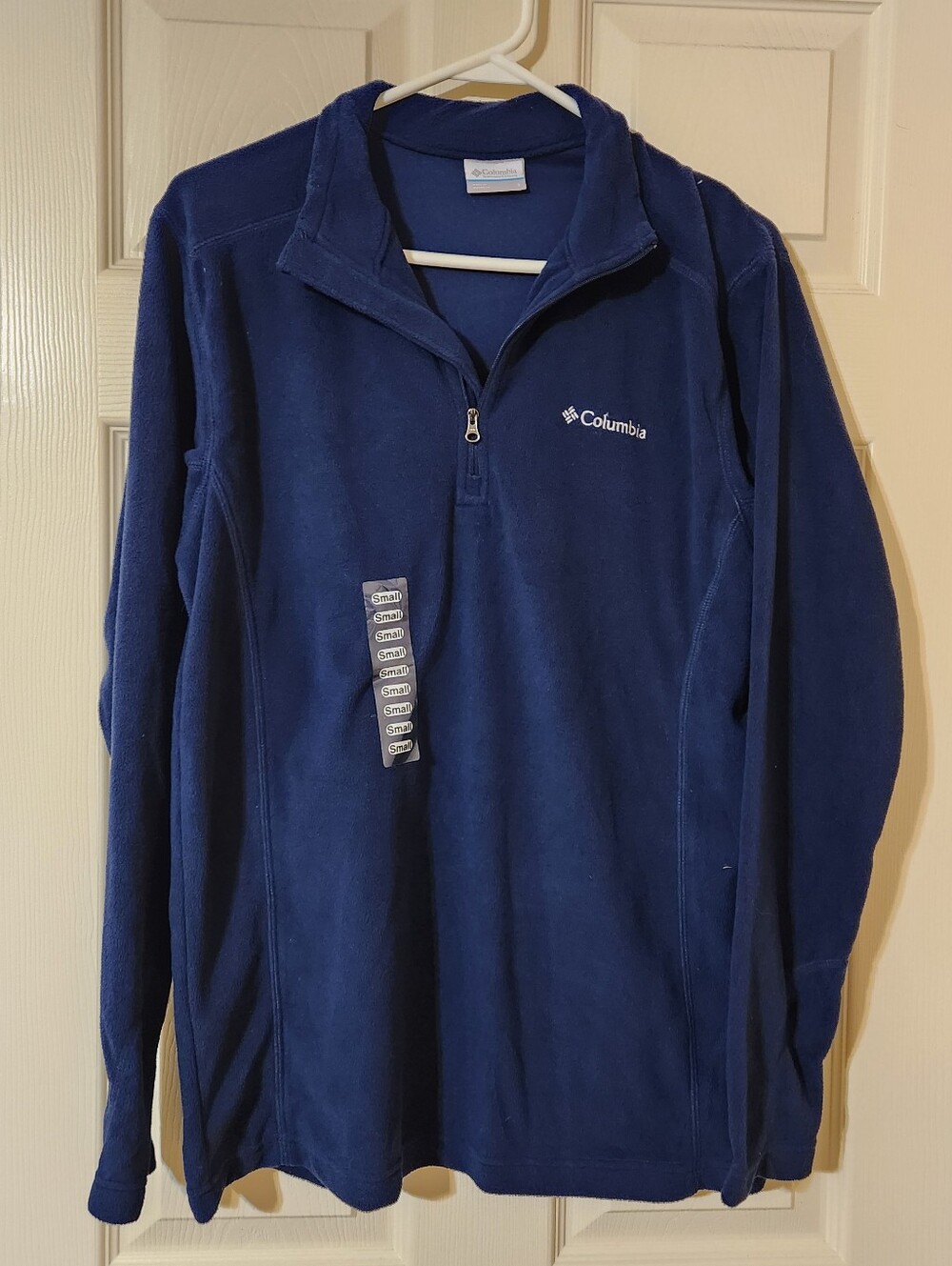Columbia Sportswear Men's Navy Blue Pine Ridge Half Zip Pullover Size S NEW